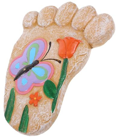 BESPORTBLE Pierre De Marche En Forme De Poisson Décoration De Pelouse Accessoires De Jardin Pierre De Marche En Résine Unique