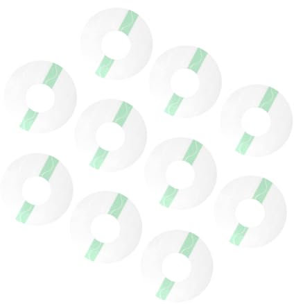 minkissy 40 Stk Klebeflecken wasserfeste Klebepflaster dehnbarer Sensorpatch selbstklebende flicken Selbstklebendes Patch aufkleber Anti-Rutsch-Patch selbstklebendes Sensorpflaster TPU Weiß