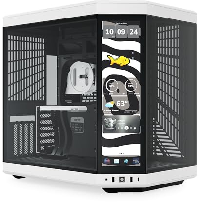 Hyte Y70 Touch Infinite Midi Tower Nero, Bianco (hyte Y70 Touch Infinite - Panda)