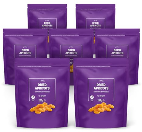 by Amazon Abricots Secs 200 g, lot de 7