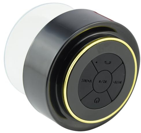 Roxvue Altoparlante da Doccia Bluetooth Portatile, Impermeabile con Ventosa, Altoparlante Wireless per Esterni per Piscina, e Escursioni