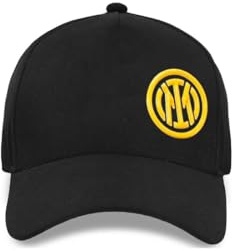 Cappello Inter Nero Squadra Berretto con Visiera