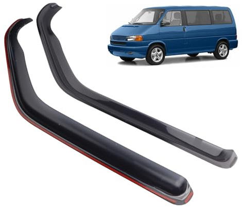 BONRYAN Windabweiser kompatibel mit VW T4 1990-2003 Set mit 2 eingebettet Regenschutz zum Aufkleben für Fenster