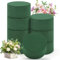 8 Stück Steckmasse für Kunstblumen Runde Blumensteckschaum Set 8 X 4 cm Steckmasse Frischblumen Steckschaum Grün Steckmoos zum Basteln Schaum Blumenarrangement Bevorzugt für Hochzeit und Familie