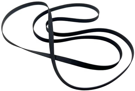 perfeclan Reemplazo de correa de tocadiscos, caucho resistente para correa de transmisión de tocadiscos, Diámetro 128 Mm X