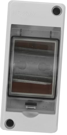 HAMPPLIES Elektrischer Verteilerkasten Mit Langlebigempc Material Transparentem Fenster Und Schutz Vor Umwelteinflüssen Geeignet Für Aufputzmontage