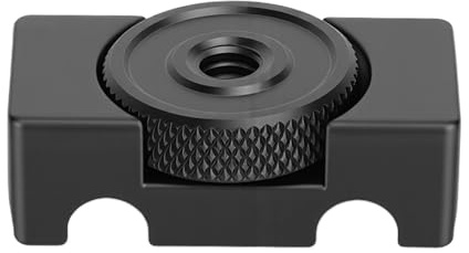 Denash Abrazadera de Bloqueo de Cable de Cámara, Organizador de Cable Universal de Aleación de Aluminio con 4 Ranuras para Montaje en Trípode de Cámaras DSLR sin Espejo