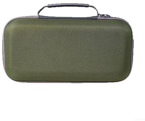 EVA-mikrofonförvaringsväska, 27 x 13,5 x 7,5 cm grönt fodral för bärbar ljudutrustning skydd mot stötar för musiker och podcasters