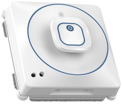 QIYO Window Cleaning Robot, Automatic Robot Window Cleaner with Smart Navigation, 8000Pa Suction & Dual Spray System, Designed for Large Windows, Glass Doors and Smooth Glass Surfaces
