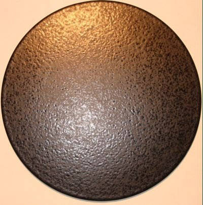 Megrill Pizzastein Rund 350x10mm Cordierit – Glasierter Pizza Stein für Holzkohle & Gasgrill, Hitzebeständig & Leicht zu Reinigen, Perfekt für Knusprige, Luftige Pizzaböden – Made in Germany