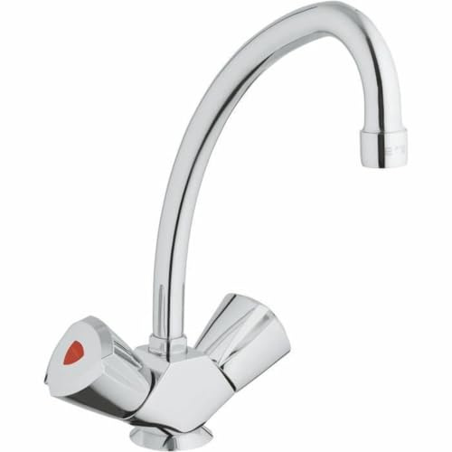 Grohe Costa Trend Zweigriff Spültischbatterie 31072000, Silber