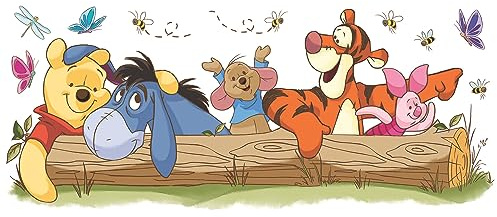 RoomMates Disney Pooh and Friends Outdoor Fun Giant Peel and Stick Wall Decals , RMK2553GM
