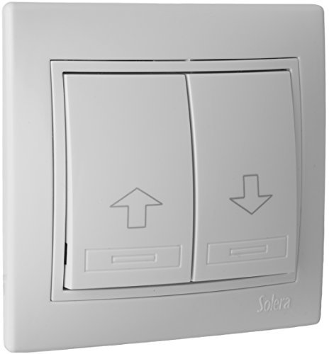 SOLERA 42920 PULSADOR DE PERSIANA 83X81X10MM 10A 250V S.Europa, 250 V, Neutro