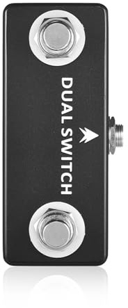 Gitarr fotpedal, MOSKY DUAL SWITCH PEDAL, helt metallskal