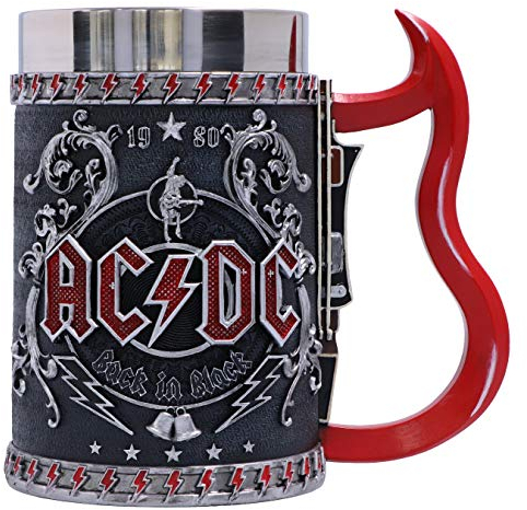 Nemesis Now Offiziell lizenzierte ACDC Back in Black Bierkrug, B5566T1