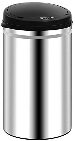 Tidyard Poubelle à Capteur Automatique Poubelle en Acier Inoxydable Poubelle de Cuisine 40 L