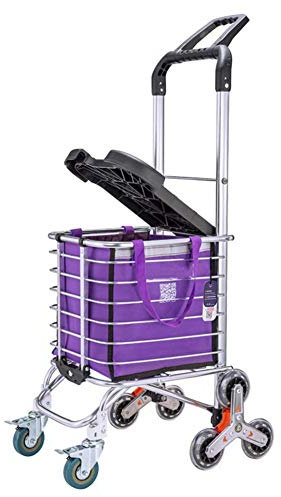 Gehhilfe Gehhilfe für Senioren Rollator Old Man Einkaufswagen, faltbar, kann jederzeit ruhen, leicht und tragbar