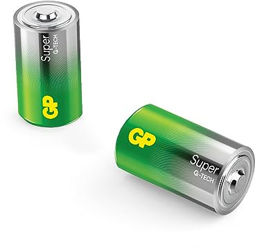 D Mono GP - Pilas alcalinas (1,5 V, 2 Unidades)