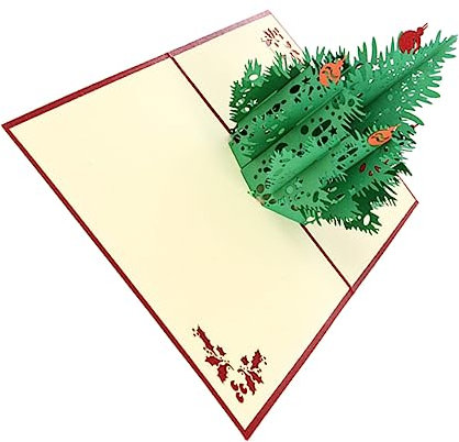 HAPINARY weihnachtskarten kaufen weihnachtskarten basteln bescherung weihnachten weihnachts präsente weihnachtskärtchen bis grußkarten Karten auf dreidimensional 3d