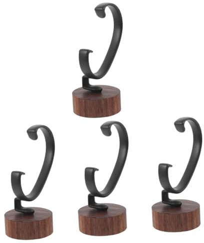 BESTYASH 4stücke Wrist Watch Display Stand Mit Holzsockel Abnehmbar Und Tragbar Für Herren Und Damenuhren Stilvoller Uhrenhalter Für Schreibtisch Kreatives Design