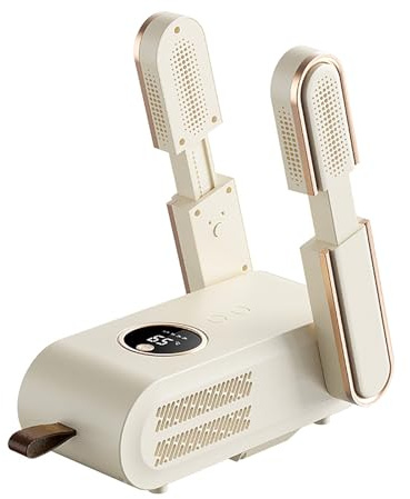 Electric shoe dryer, intelligent constant temperature shoe dryer, 360-degree porous heat dissipation foldable bracket, intelligent timed retractable air outlet, suitable for shoes, socks, and gloves