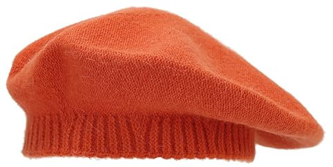Französisches Kostüm für Herren, einfarbig, gestrickte Wolle, warme Baskenmütze, lässiger Schatten, Herbst- und Wintermütze, französische Wolle, RD1, M