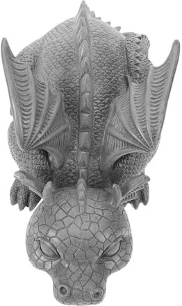 Toddmomy Figurine De Dragon De Style Vintage Statue De Dragon en Résine pour La Maison Décorations De pour Le Salon Le Bureau La Décoration De Table Sculpture De
