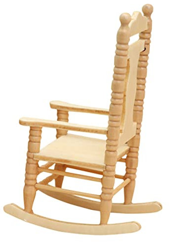 VICASKY Miniatur Holzstuhl Für Maßstab Europäischer Stil Praktische Mini Möbel Deko Für Wohnräume Leicht Und Platzsparend Für Miniatur-sammlungen