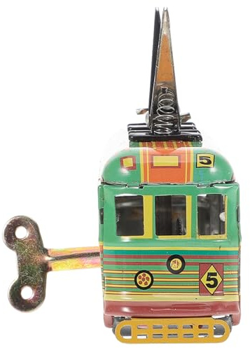 FUNOMOCYA Autobús de Juguete Retro de Hierro Verde Estilo Nostálgico para Colección y Decoración, Vehículo de Juguete Vintage Adecuado para Niños y Coleccionistas