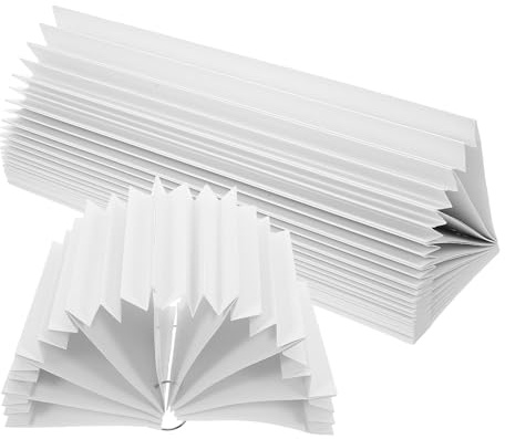 Homoyoyo Lot de 2 Présentoirs à Gâteaux Cylindriques Pliables en Papier Blanc 20 CM et 40 CM avec Plateau PVC Colonnes Romaines pour Décoration de Mariage Table de Desserts et Événements