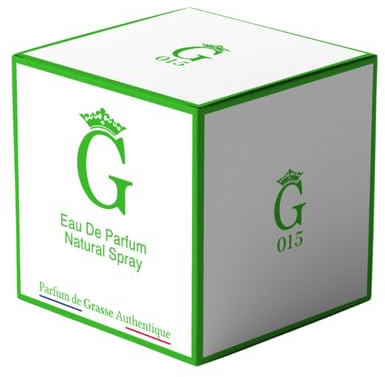 Parfum de Grasse G015 Eau de Parfum, Masculin, Aromatique, Fougère, Vaporisateur Naturel, 60 ml