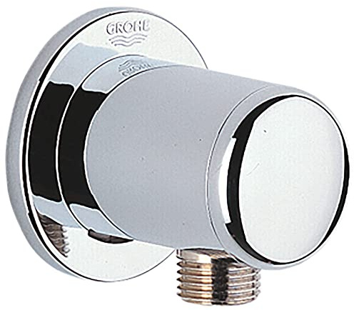 Grohe 28672000 Relexa Shower Wall Union, 0.5-Inch Threaded Connection, Starlight Chrome