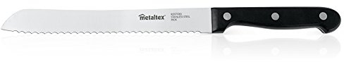 Metaltex Professional Bread Knife, Silver, 32.5 cm
