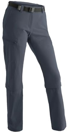 maier sports Arolla, Pantaloni da Trekking da Donna, Pantaloni Outdoor idrorepellenti per Il Trekking e Le Escursioni, Pratica Funzione Zip-off, Senza PFC, MSTRETCH PRO 4 & Dryprotec