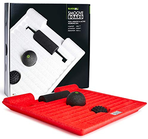 Blackroll Stehmatte Smoove Board | Gesundheits- & Fitnessmatte für den Steharbeitsplatz | Ermüdungserscheinungen reduzieren | Mit Faszientools zur Selbstmassage