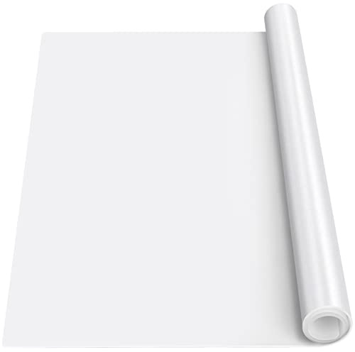 Silicone Mats for Kitchen Counter, Nonslip Silicone Mats for Crafts Countertop Protector Heat Resistant Mat (78.7” x 24” x 0.08”, Translucent)