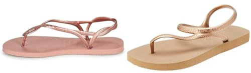 Havaianas Infradito Rosa 37/38 EU + Sandali Oro Rosa 37/38 EU
