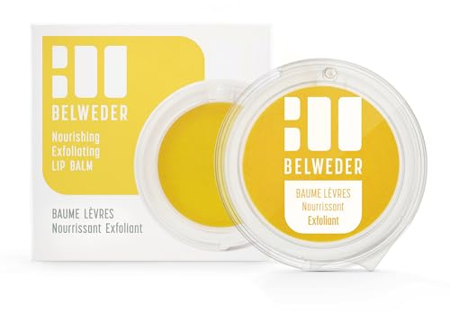 BELWEDER - Baume à Lèvres Exfoliant et Nourrissant 5.5 ml - Soin 2 en 1 - Gommage, Hydratation et Régénération des Lèvres - Baume Lèvres Transparent Pour Femmes - Baume à Lèvre Hydratant