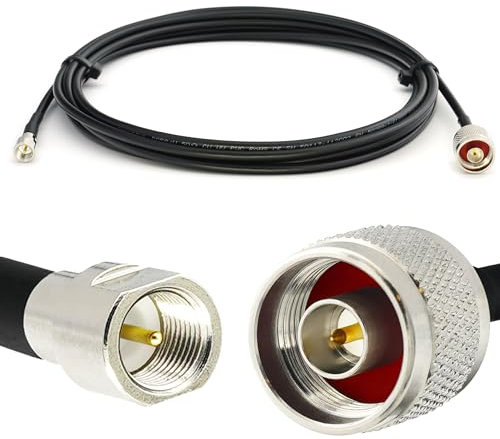 RANGEFUL FME Maschio a N Maschio Cavo coassiale 3 m 50ohm RG58 prolunga 3 metri a bassissima perdita per LTE Antenna esterna 4G 5G Modem Amplificatore GSM Router WIFI Ripetitore cellulare