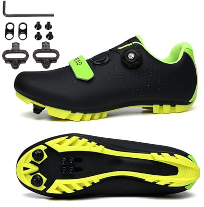 Fahrradschuhe Herren und Damen,Mateju MTB Schuhe Herren und Rennrad Schuhe Damen SPD Schuhe Unisex Rennradschuhe Herren Mit Cleats Leichte Mountainbike Schuhe Für Innen Außen
