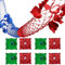 Dinghaole 8 pcs christmas ceiling decorations,Colourfull Christmas Hanging Decorations for Indoor Outdoor(2.8m /9ft),foil christmas decorations,christmas streamers