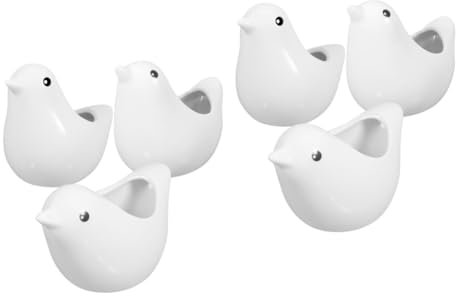 YARNOW 2 Set Di Vasi in Ceramica A Forma Di Eleganti E Adorabili Decorazioni Per Interni 3 Pezzi * 2