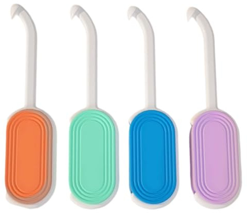 SGERUFZ 4 Stück 2-in-1 Aligner Entfernungswerkzeug, Entferner für Unsichtbare Zahnspangen mit Aligner Chewies