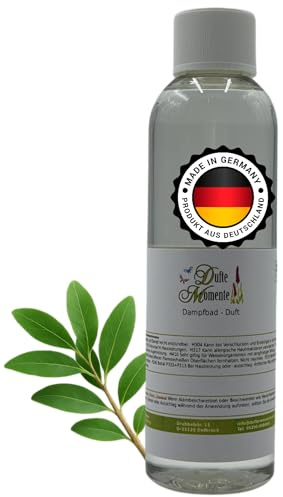 Dufte Momente Dampfbad Duftkonzentrat Sandelholz 250ml – warmer, edel-holziger Wellnessduft – für Dampfbäder, Verdampferanlagen & Dampfduschen – vegan, Made in Germany
