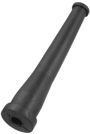 sourcing map Strain Cord Boot Protector, 135mm Length Rubber Cable Sleeve Hose Flex- Strain Protector for Power Tool Cutting Machine and Drill Cable Protection, Black