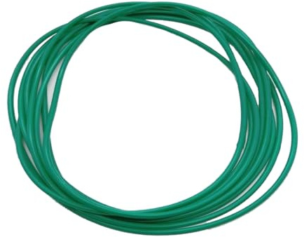 5 Stück Fluorkautschuk-O-Ringe, 215 mm AD 2.5 mm Drahtdurchmesser, Grün Rund Dichtungsring