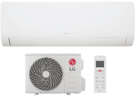 LG Mono-Split-Klimaanlage Libero WZ24, 24000 Btu (WZ24AWN.SNU1+WZ24AWU.SUU1), Inverter-Klimagerät R32 A++/A+, Wärmepumpe mit WiFi, Mattweiß