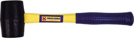 16 OZ FIBRE SHAFT RUBBER HAMMER MALLET TENT PEGS