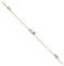Tesa Assa Abloy Cerradura Seguridad T2B3 54566 LE Cerradero Largo 45 HE, Latonado, 45 mm