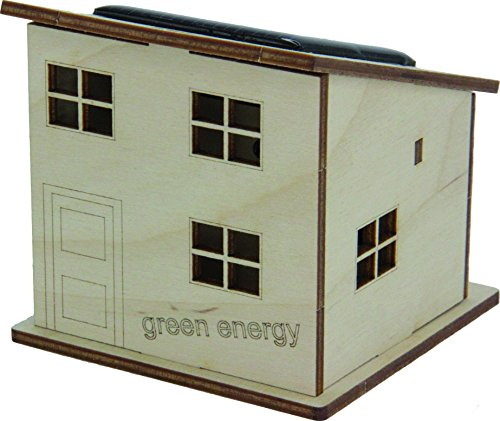 SOL-EXPERT group 40212 - Nullemissionen Solarhaus Green Energy, Bausatz, Holz, Natur